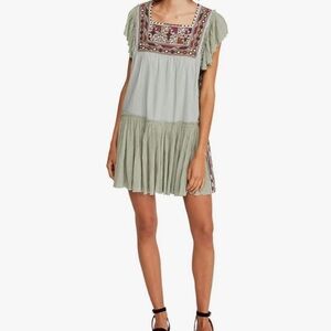 Free People Day Glow Mini Dress Size Small